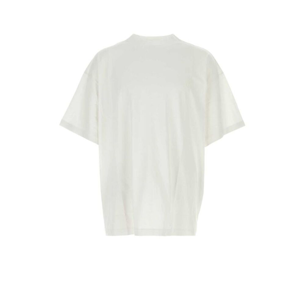 Gucci Men White Cotton Blend Oversize T-Shirt